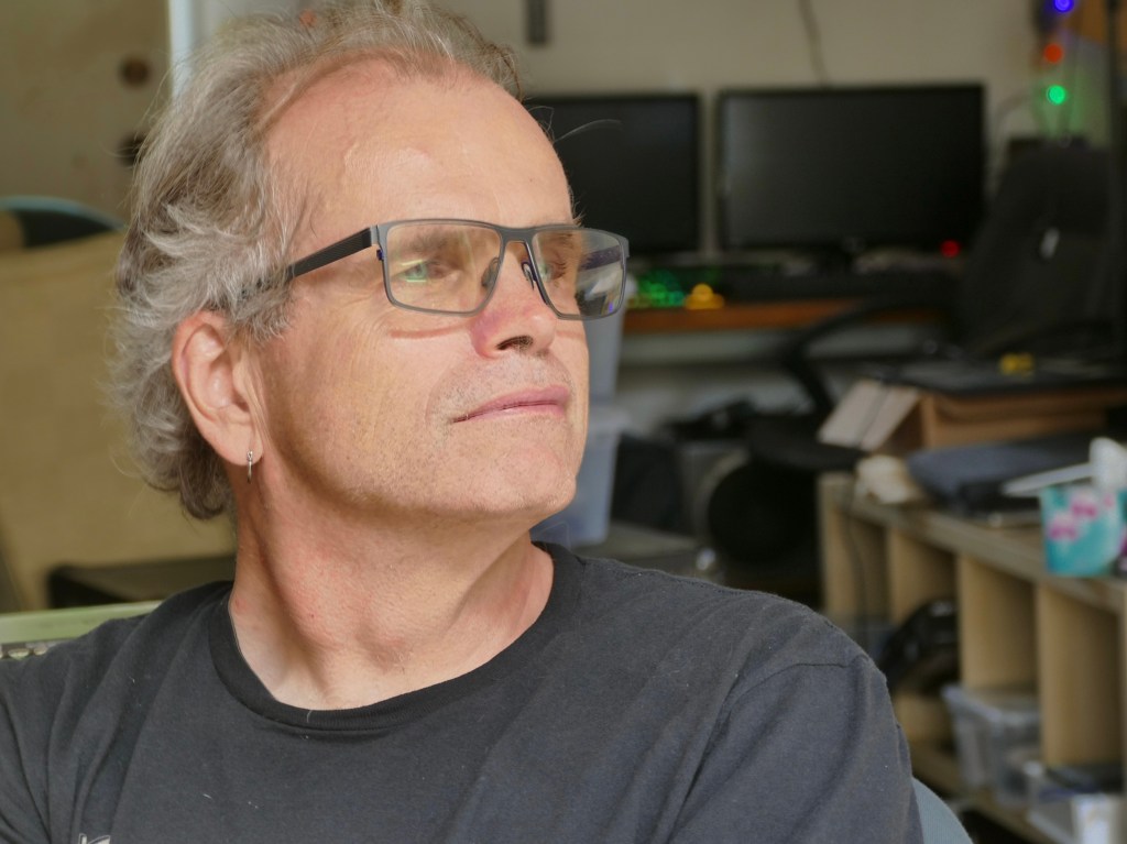 Photo of Greg Glatz taken by Kimiko Karpoff